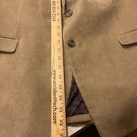 Chaps Ralph Lauren Corduroy Blazer Men’s 46L Ralphcore Preppy Light Academia - Picture 9 of 14